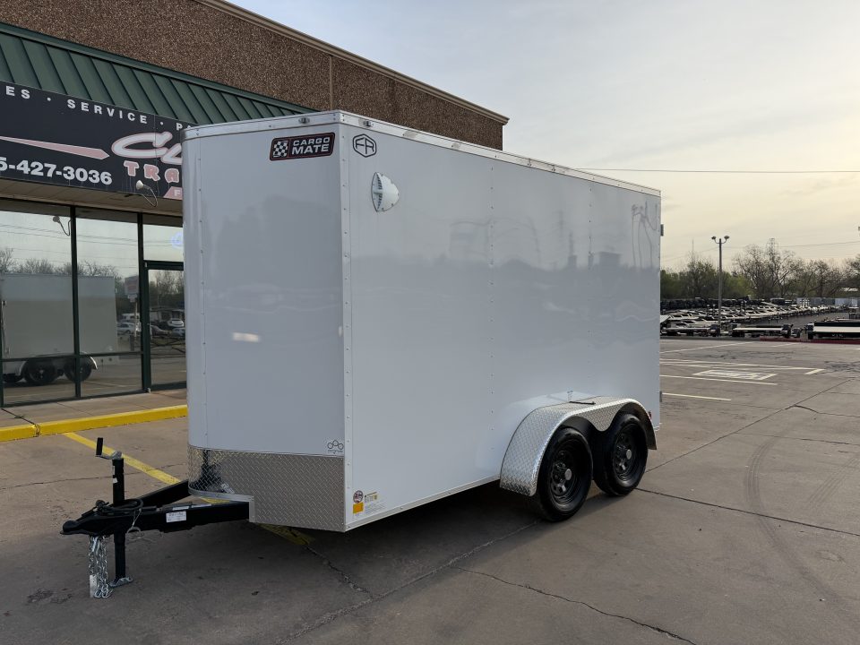New #097142 2026 FOREST RIVER TA2 6 X 12 TANDEM AXLE 7K ENCLOSED W/ REAR DOUBLE DOORS