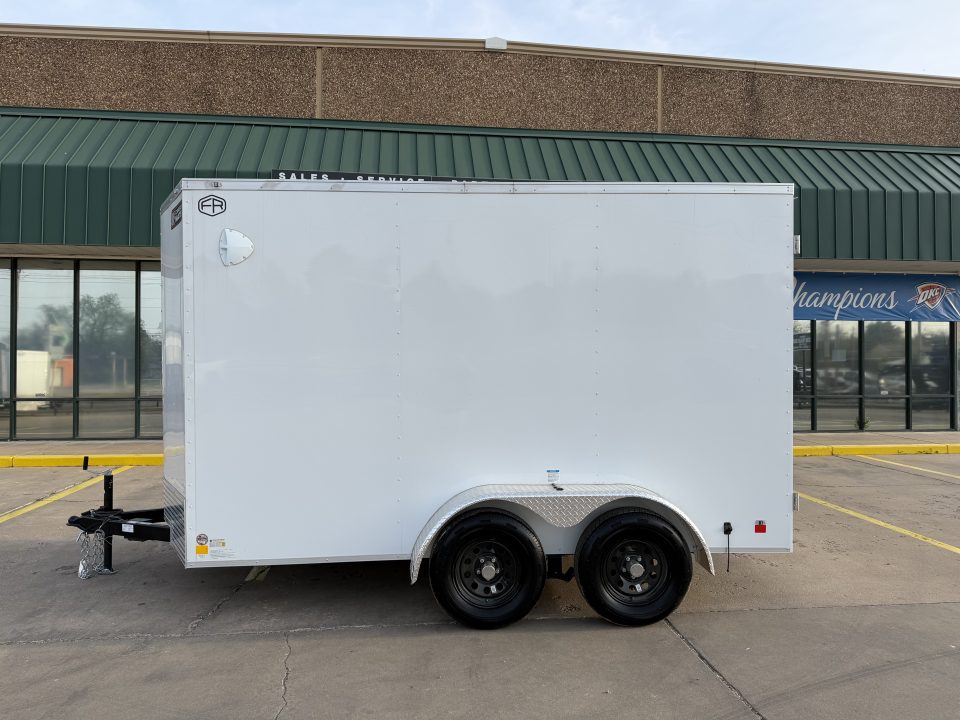 New #097142 2026 FOREST RIVER TA2 6 X 12 TANDEM AXLE 7K ENCLOSED W/ REAR DOUBLE DOORS