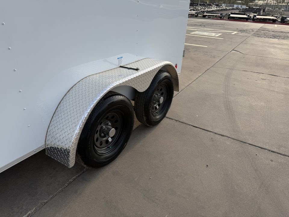 New #097142 2026 FOREST RIVER TA2 6 X 12 TANDEM AXLE 7K ENCLOSED W/ REAR DOUBLE DOORS