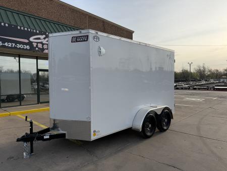 New #097142 2026 FOREST RIVER TA2 6 X 12 TANDEM AXLE 7K ENCLOSED W/ REAR DOUBLE DOORS