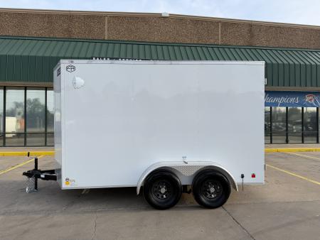 New #097142 2026 FOREST RIVER TA2 6 X 12 TANDEM AXLE 7K ENCLOSED W/ REAR DOUBLE DOORS