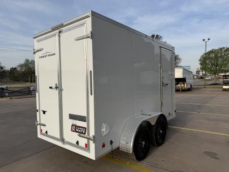 New #097142 2026 FOREST RIVER TA2 6 X 12 TANDEM AXLE 7K ENCLOSED W/ REAR DOUBLE DOORS