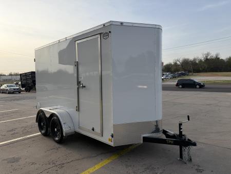 New #097142 2026 FOREST RIVER TA2 6 X 12 TANDEM AXLE 7K ENCLOSED W/ REAR DOUBLE DOORS