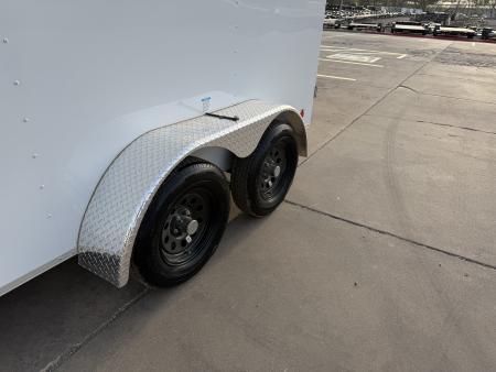 New #097142 2026 FOREST RIVER TA2 6 X 12 TANDEM AXLE 7K ENCLOSED W/ REAR DOUBLE DOORS