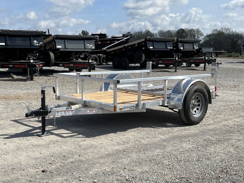 New 2026 Legend 5'X8' 3K Aluminum Utility Trailer
