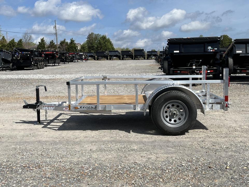 New 2026 Legend 5'X8' 3K Aluminum Utility Trailer