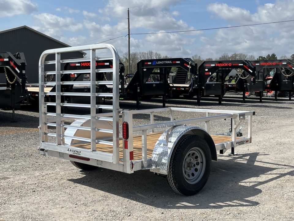 New 2026 Legend 5'X8' 3K Aluminum Utility Trailer