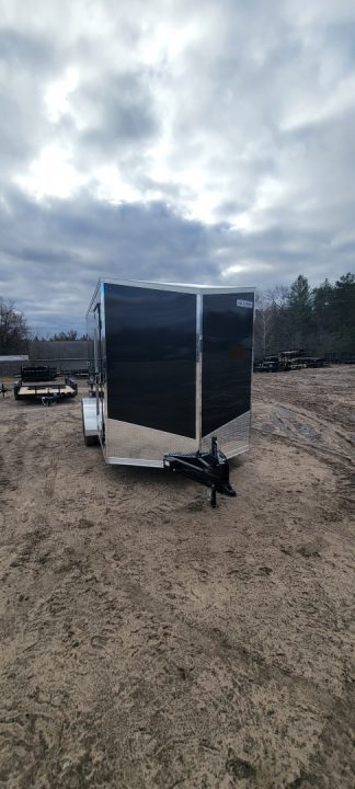 New 2026 US Cargo 7X14 BLACK 7K BARN DOOR Cargo / Enclosed Trailer