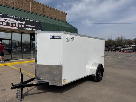 New #055410 2026 FOREST RIVER SA 5 X 10 SINGLE AXLE 3K ENCLOSED W/ REAR RAMP DOOR