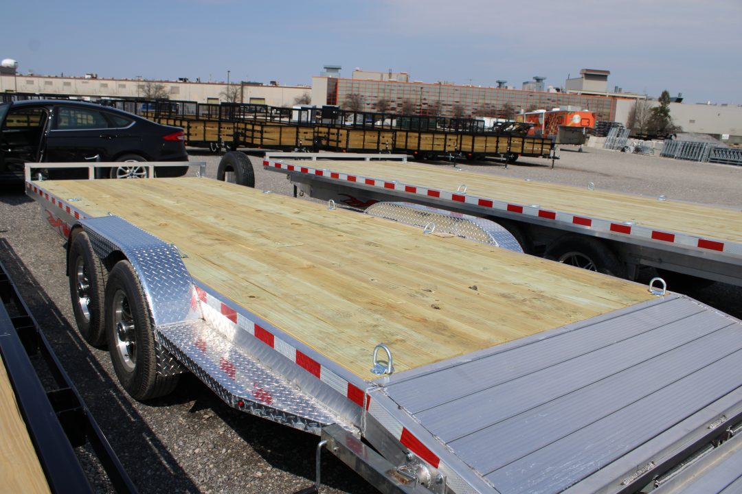 New 2026 Wolverine 22' 10K GVWR AMULINUM STOCK ID 52647 Car Hauler