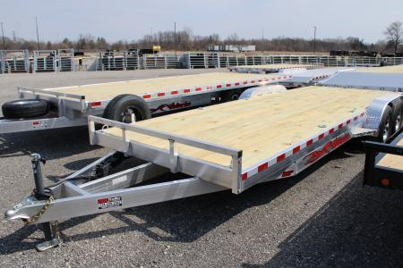 New 2026 Wolverine 22' 10K GVWR AMULINUM STOCK ID 52647 Car Hauler