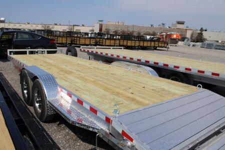 New 2026 Wolverine 22' 10K GVWR AMULINUM STOCK ID 52647 Car Hauler