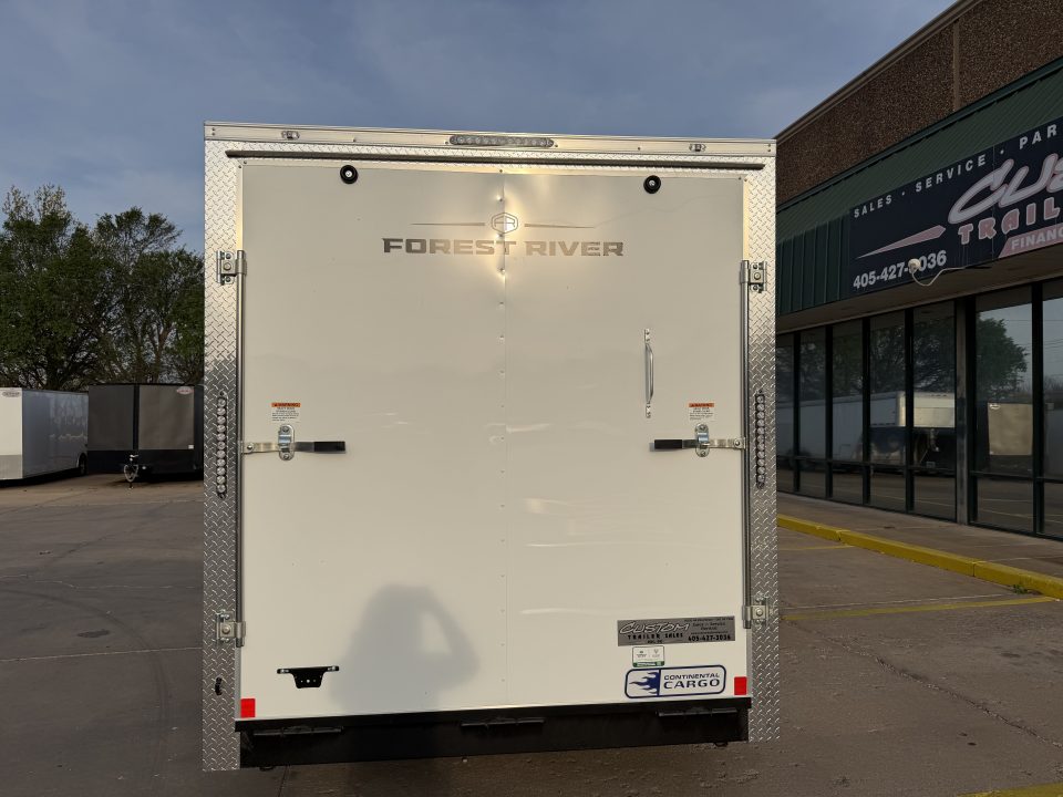 New #055972 2026 FOREST RIVER TA2 7 X 16 TANDEM AXLE 7K ENCLOSED W/ REAR RAMP DOOR