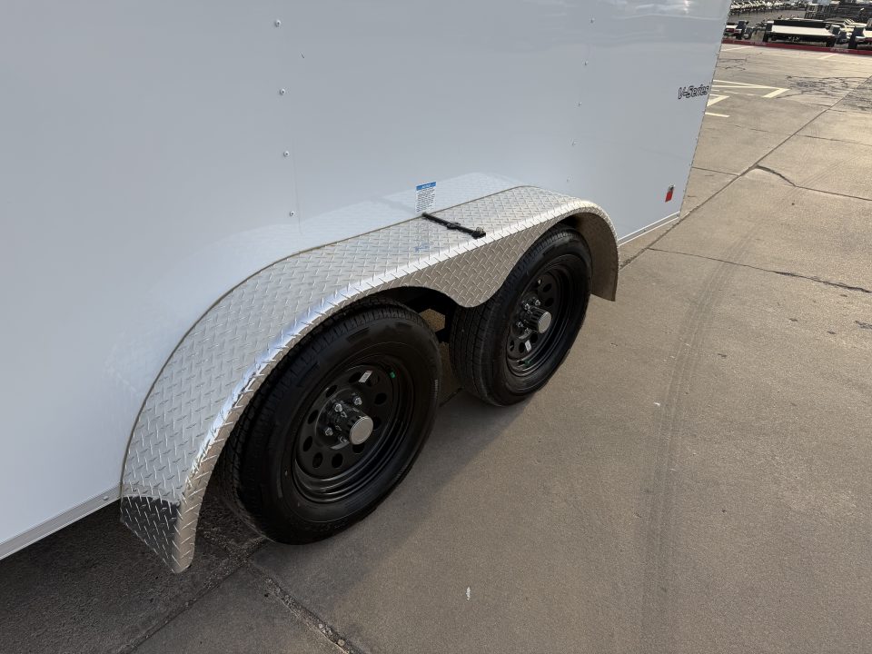 New #055972 2026 FOREST RIVER TA2 7 X 16 TANDEM AXLE 7K ENCLOSED W/ REAR RAMP DOOR