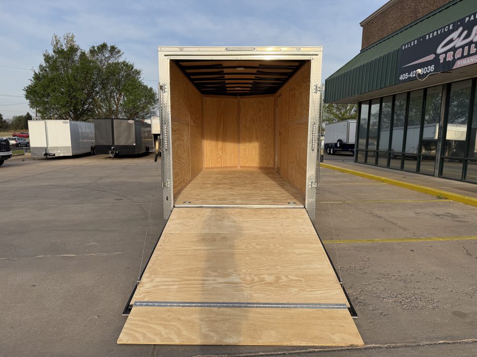 New #055972 2026 FOREST RIVER TA2 7 X 16 TANDEM AXLE 7K ENCLOSED W/ REAR RAMP DOOR