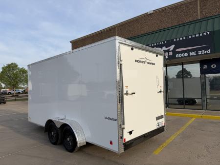 New #055972 2026 FOREST RIVER TA2 7 X 16 TANDEM AXLE 7K ENCLOSED W/ REAR RAMP DOOR