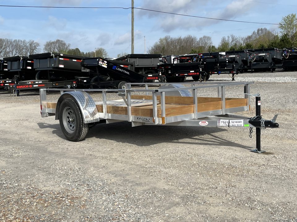 New 2026 Legend 6'X10' 3K Aluminum Utility Trailer