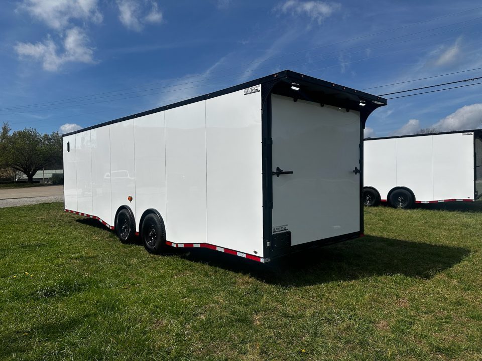 New 2026 Luxe 8.5x28 Race Trailer -Finished Interior-7000LB Spread Torsion-Heavy Duty Ramp- Black Ceiling