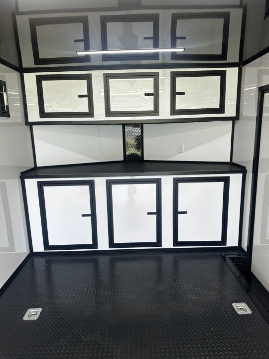 New 2026 Luxe 8.5x28 Race Trailer -Finished Interior-7000LB Spread Torsion-Heavy Duty Ramp- Black Ceiling