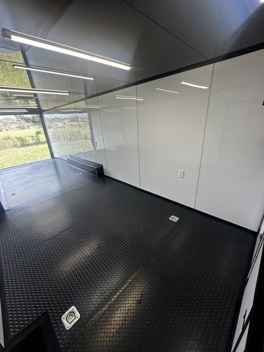 New 2026 Luxe 8.5x28 Race Trailer -Finished Interior-7000LB Spread Torsion-Heavy Duty Ramp- Black Ceiling