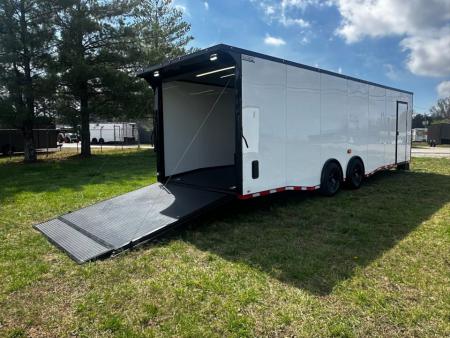 New 2026 Luxe 8.5x28 Race Trailer -Finished Interior-7000LB Spread Torsion-Heavy Duty Ramp- Black Ceiling