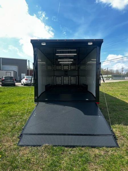 New 2026 Luxe 8.5x28 Race Trailer -Finished Interior-7000LB Spread Torsion-Heavy Duty Ramp- Black Ceiling