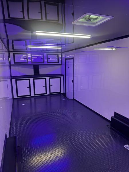 New 2026 Luxe 8.5x28 Race Trailer -Finished Interior-7000LB Spread Torsion-Heavy Duty Ramp- Black Ceiling