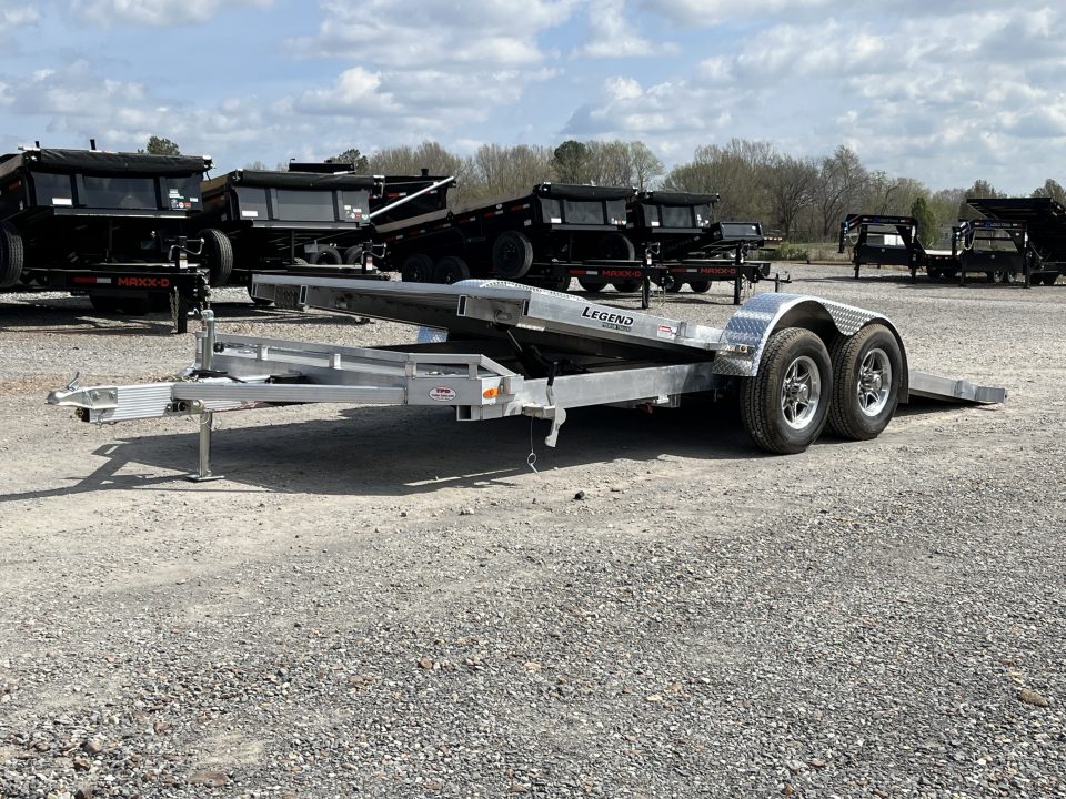 New 2026 Legend 7'X20' 10K Aluminum Tilt Car Hauler
