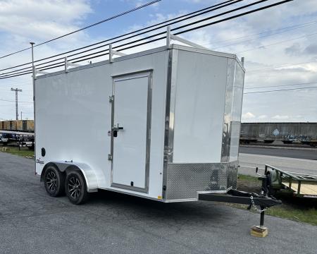 New 2026 Cargo Express 7x14 Cargo / Enclosed Trailer with Ladder Racks
