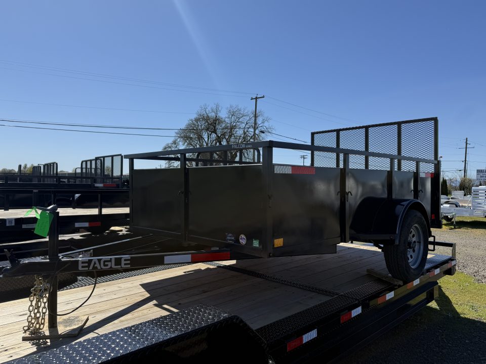 New 2026 Eagle Trailers 5x10 Falcon Single Axle-3.5k-Majestic Gray Utility Trailer