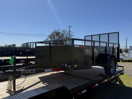 New 2026 Eagle Trailers 5x10 Falcon Single Axle-3.5k-Majestic Gray Utility Trailer