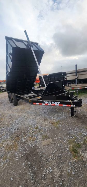 New 2026 Trail Maxx DT27-143 - 14x3 BP Dump Trailer 83x14' With 3' Sides Telescopic