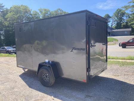 New 2026 Homesteader Trailer / 612IS / 6' wide x 12' Long / 32" Side Door / Ramp Rear Door / 6' Interior Height / .030 Gray Aluminum/ Blacked Out Package