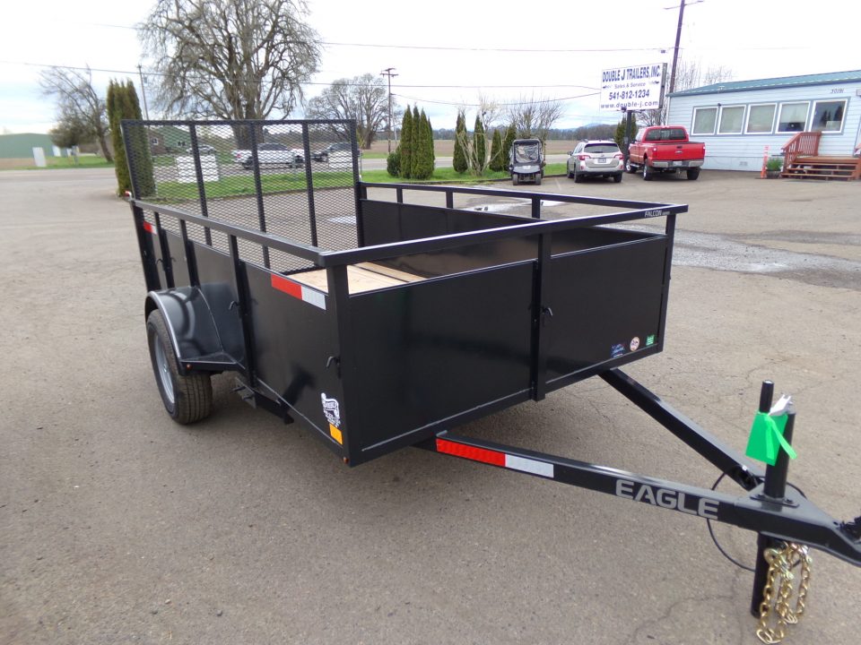 New 2026 Eagle Trailers 6x10 Falcon Single Axle -3.5k, Galaxy Gray Utility Trailer