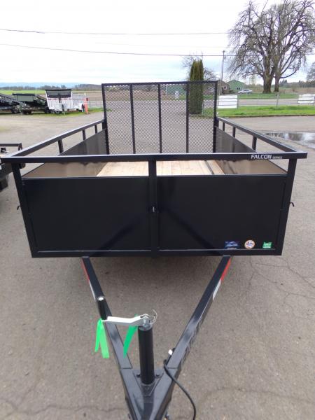 New 2026 Eagle Trailers 6x10 Falcon Single Axle -3.5k, Galaxy Gray Utility Trailer