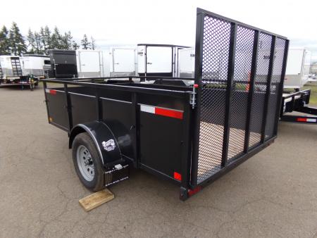 New 2026 Eagle Trailers 6x10 Falcon Single Axle -3.5k, Galaxy Gray Utility Trailer