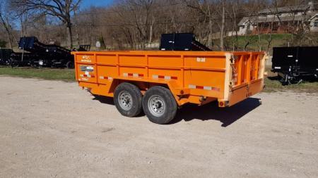 Used 2022 Snake River 82x14 Scissor Dump 10K Dump Trailer