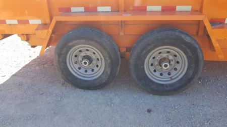 Used 2022 Snake River 82x14 Scissor Dump 10K Dump Trailer