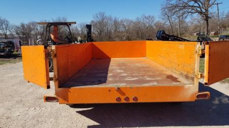 Used 2022 Snake River 82x14 Scissor Dump 10K Dump Trailer