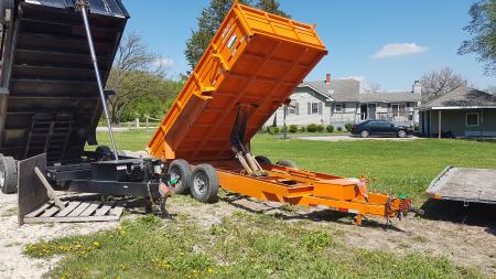 Used 2022 Snake River 82x14 Scissor Dump14K Dump Trailer