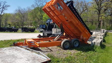 Used 2022 Snake River 82x14 Scissor Dump14K Dump Trailer