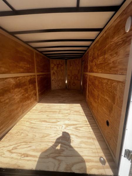 New 2026 Homesteader Trailers / 714IT Intrepid / 6'6"" Interior Height / .030 White Aluminum / Ramp Rear Door / 32" Side Door