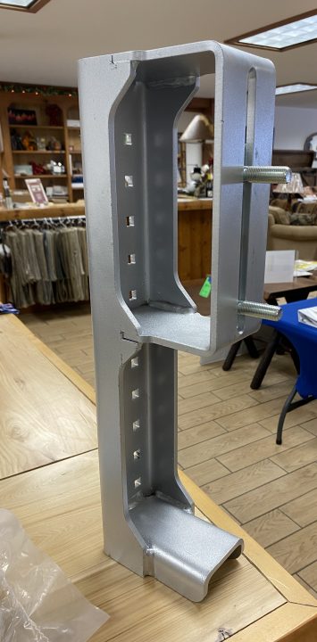 New Aluma Spare Tire Mount