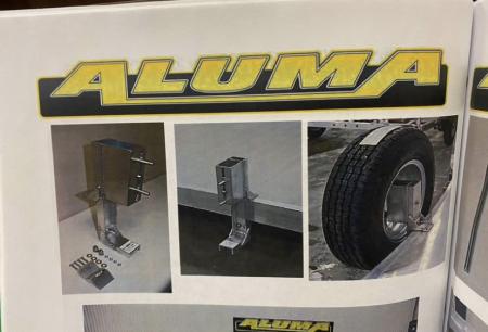 New Aluma Spare Tire Mount