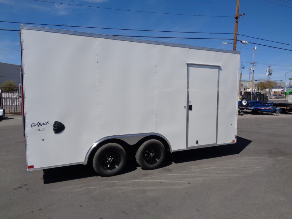 New 2026 Pace American * Out Back DLX * 8.5x16 Tandem Axle 7k Enclosed Car Hauler