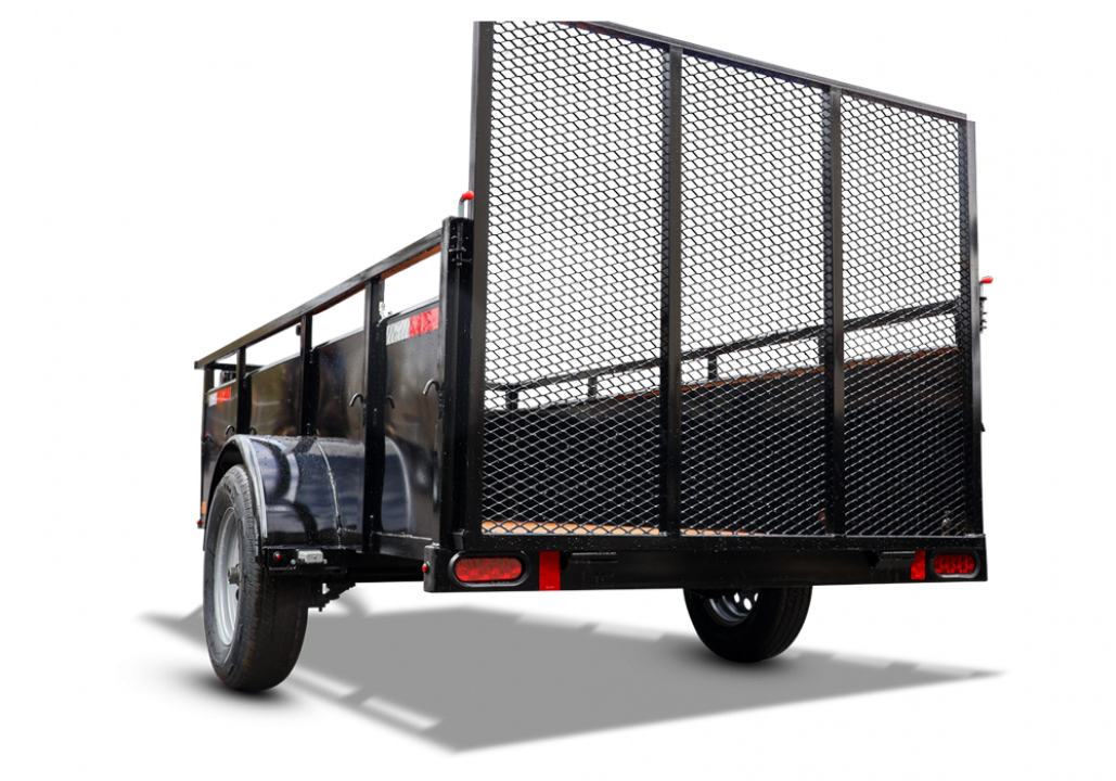 New 2026 Eagle Trailers 5x8 Falcon Single Axle-3.5k, Majestic Gray Utility Trailer