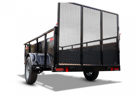New 2026 Eagle Trailers 5x8 Falcon Single Axle-3.5k, Majestic Gray Utility Trailer