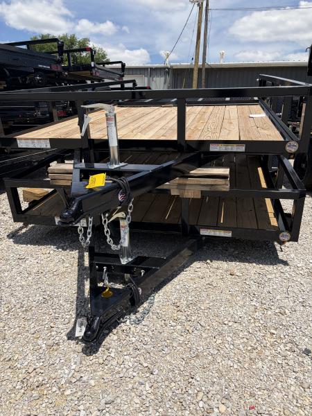 New 2026 Sure-Trac 7 X 12 Tube Top Utility Trailer 3K