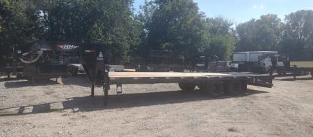 New 2026 H&H Trailers 102x20+5 HD Low Profile Dovetail Super Deluxe Ramps Gooseneck 22.5K Equipment Trailer