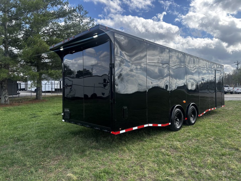 New 2026 Luxe 8.5x28 Race Trailer -Finished Interior-7000LB Spread Torsion-Heavy Duty Ramp- Black Ceiling